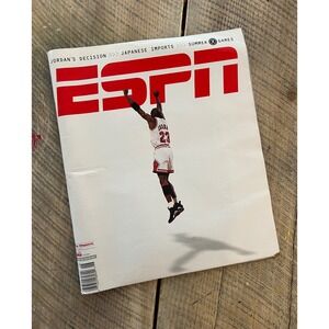 ESPN Magazine‎ June 29 1998 Michael Jordan The Decision OS White Good Vintage